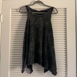 Torrid cotton tie dye shark bite tank